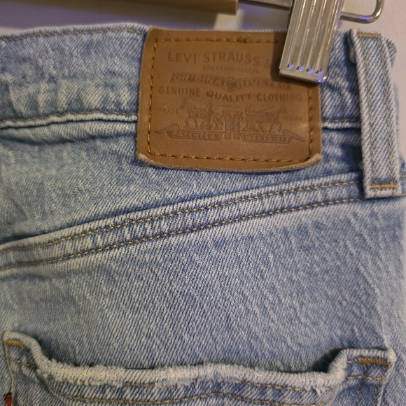 Levi's Light Blue Denim with Brown Patch - Picture 7 of 16